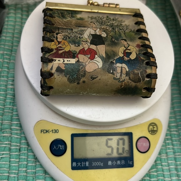 🖤Vtg KOREA JEJU ISLAND souvenir coin wallet - Picture 12 of 13